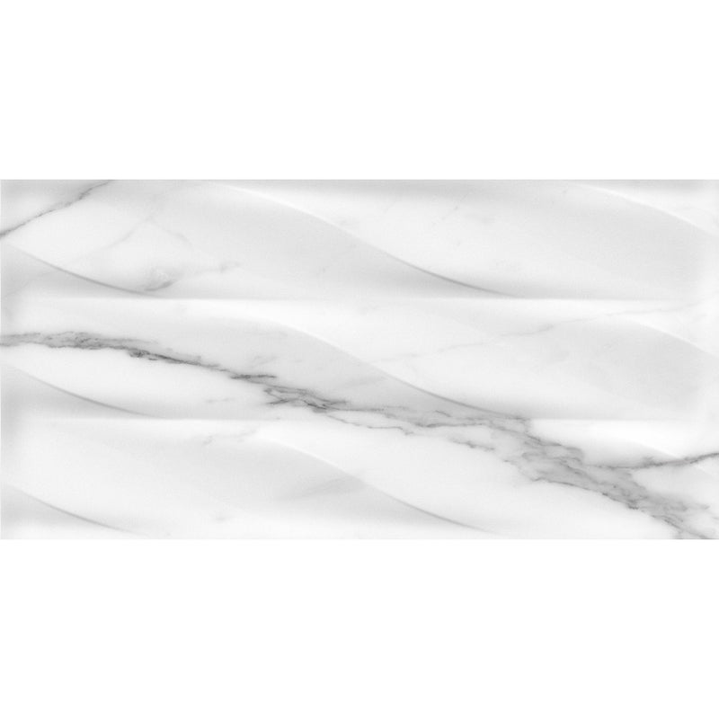 Pared Almar Estructurada 30x60 x1.8 Caras Diferenciadas Blanco 600469001