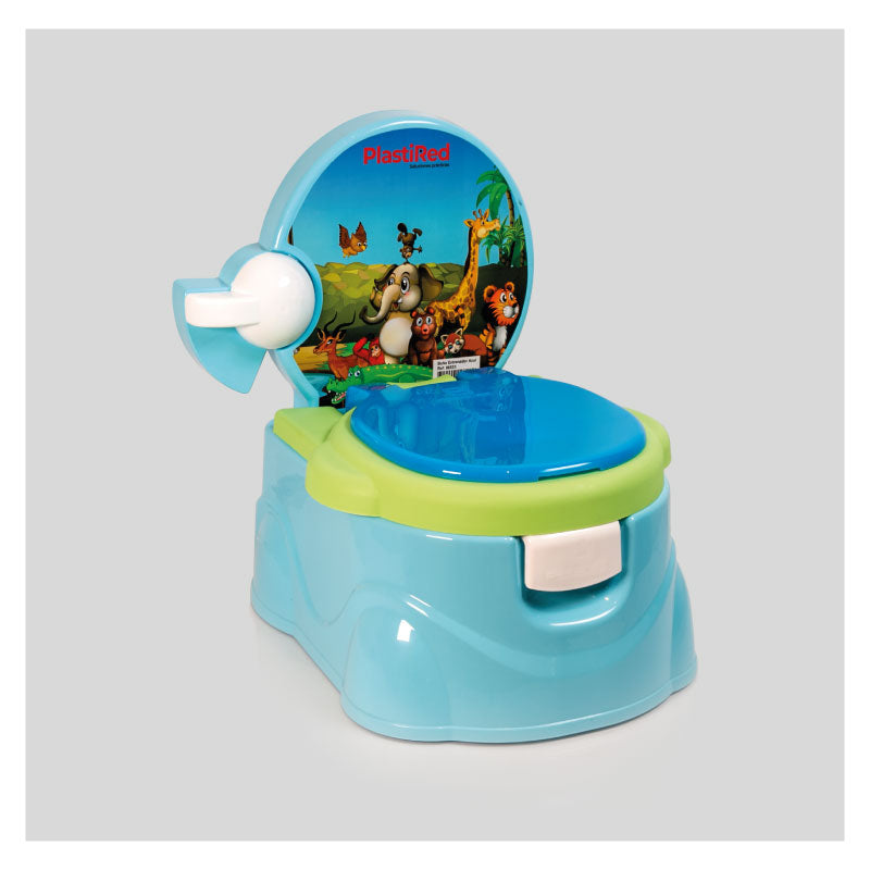 08533AZUL    Baño Entrenador Mundo Magico Azul X 6 Und Azul