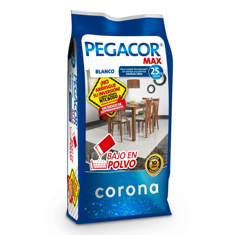 Pegacor Max blanco Bulto x 25kg