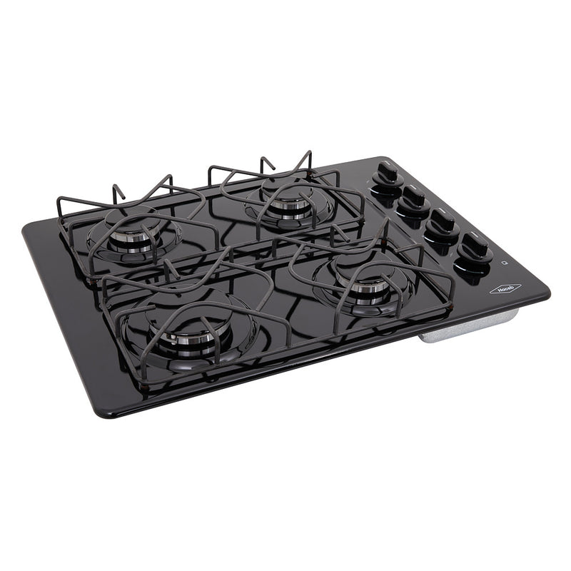 Cubierta para Empotrar ARL de 66 Cm Color Negro Gas Natural 9001646