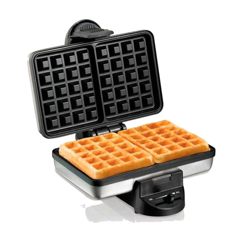 Waflera Belga Hamilton Beach Plateada 26009