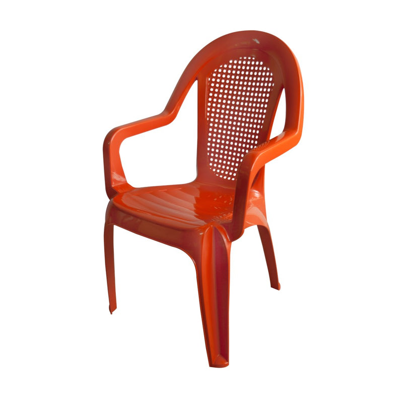 Silla Allure con Brazos Naranja 275