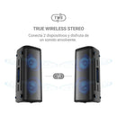 Parlante Bluetooth Multimedia 250W Negro con Luces Sincronizadas HYSPBT999