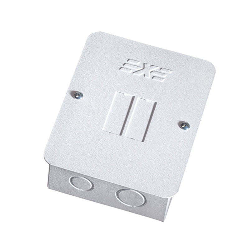 Tablero Enchufable de 2 Contactos Blanco 33602