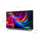 Televisor Smart Hyundai 50" QLED 4K Negro HYLED5030QG
