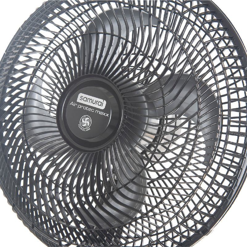 Ventilador SAMURAI AirProtec Maxx 2en1 Negro.