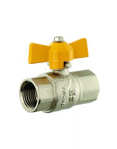 Válvula De Bola Metálica Mariposa Bolsa X 6 Unidades 717443331