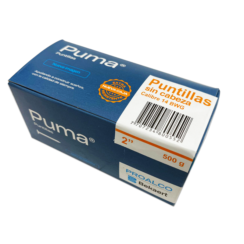 Puntilla Sin cabeza  2" Caja X 50 Cajetillas de 25Kg -210949