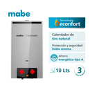 Calentador Mabe Paso 10L Tiro Natural GN CIM10C2NSNA