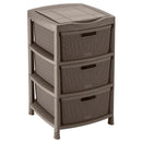 Gavetero Fique 3 Gavetas Mocca 12546