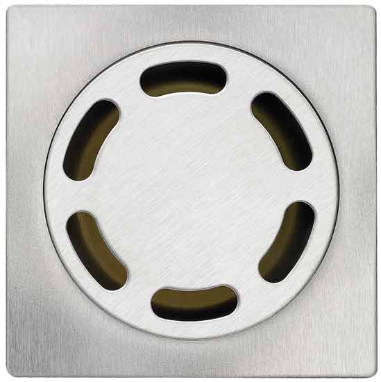 Rejilla Para Piso En Acero Inoxidable Contemporánea 10CmX10Cm  x 1 Unidad 937210001