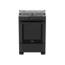 Estufa de Piso 4 Puestos 24" Gas Natural Negro EMC6020NSN0