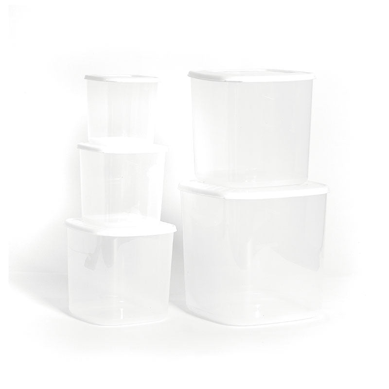 Contenedor Multiusos Set x 5 Unidades Blanco 06579BLANCO