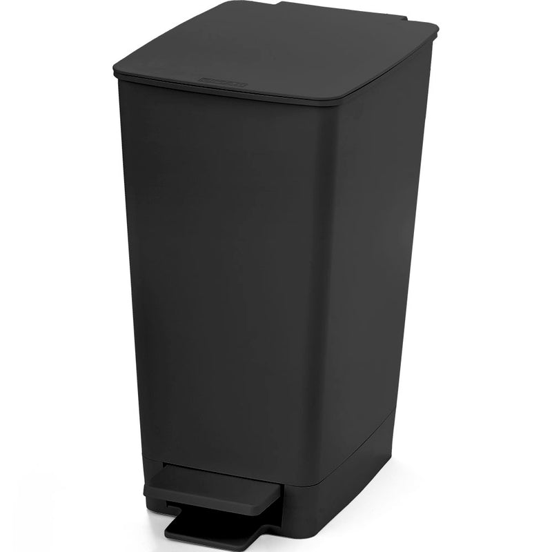 14180   Basurero con Pedal Slim 8lt Negro