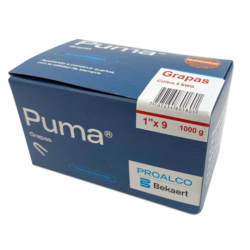 Grapa 1" X 9 X 25Kg -210829