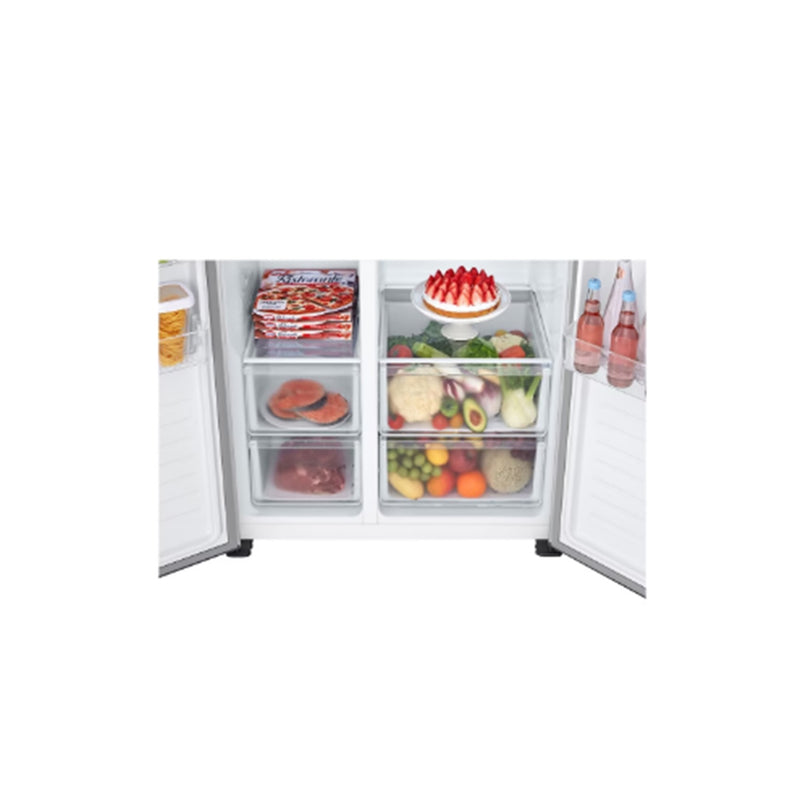 Nevecon de 508 Litro Side by Side Color Silver GS51BPPAHSCCLM