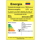 Aire Acondicionado Convencional Mabe 9000 BTU 110V Blanco MMT09CABWCC32EC1