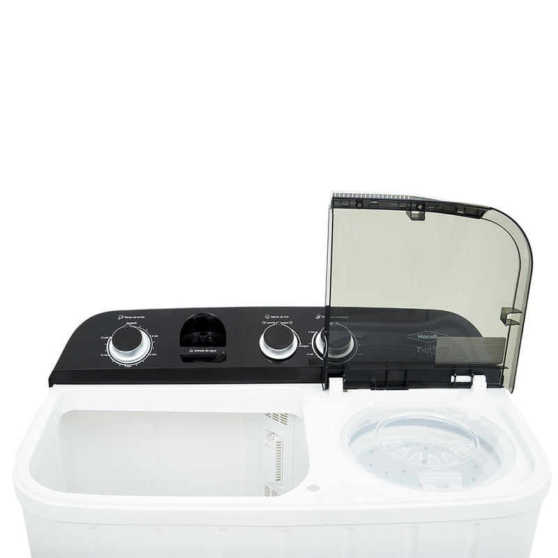 Lavadora Semiautomática de 7Kg Blanco 9003009