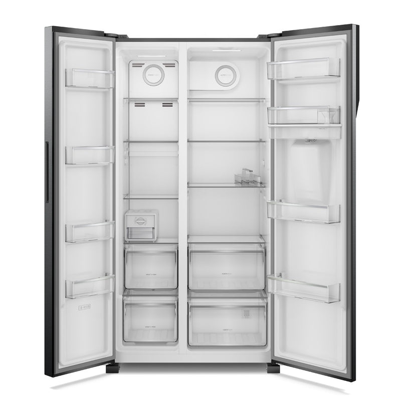 Nevecon No Frost Side By Side de 528 Litros Negro ERSA53K3HVB
