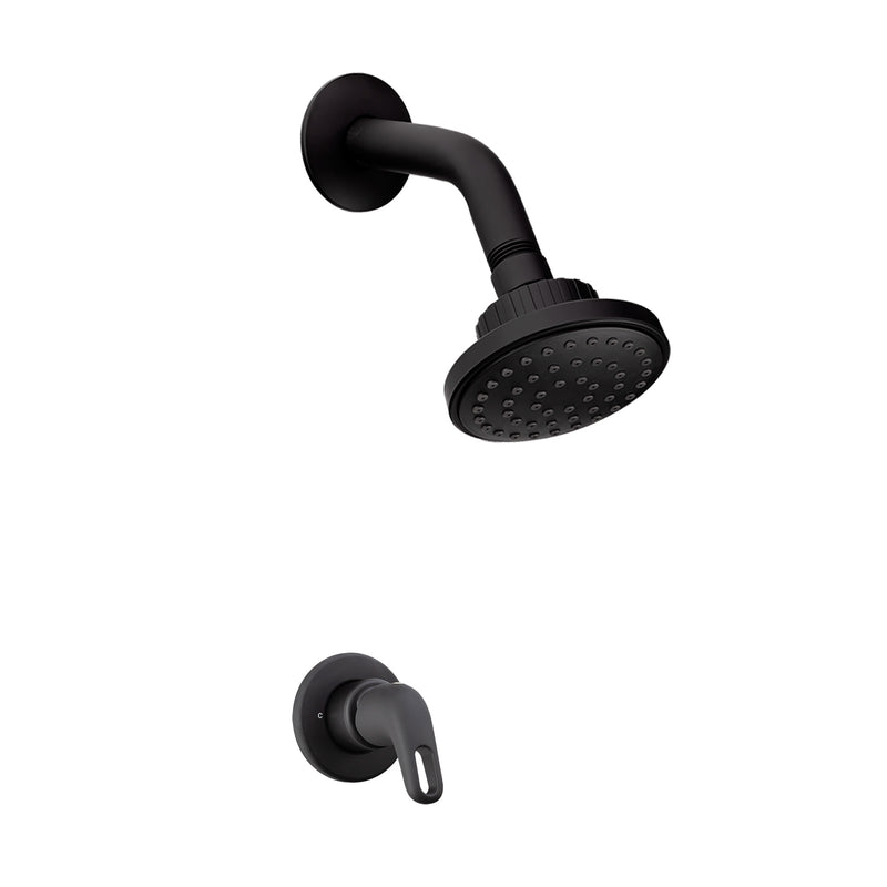 Ducha Monocontrol Aluvia Regadera Dalia Negro Mate AV4205551