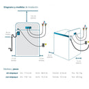 Lavadora AUto Mabe de 24 Kg Diamond Gray LMC74215WDAB0