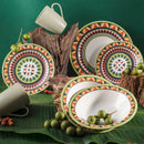 Vajilla Etnica 4 Puestos 16 Piezas Multicolor VL164I040116