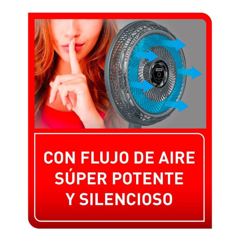 Ventilador SAMURAI Silence Force Plus 2 En 1 Gris VE7743I0
