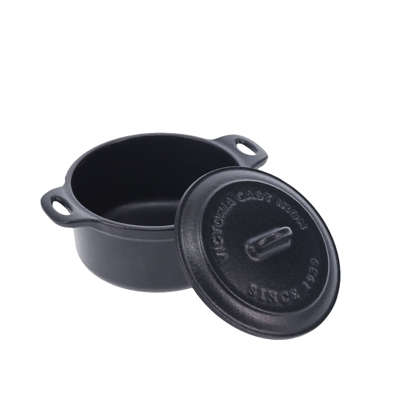 Mini Olla Cocotte 0.3LT Esmaltado Negro 34979