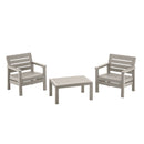 Set Balcon Baru x2 Sillones Color Cemento 14255