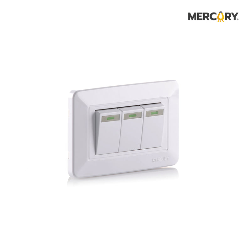 Interruptor Triple Conmutable ETI10