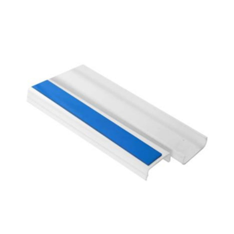 Canaleta Plástico 24x14mm 2MT Adhesivo Azul EMP03
