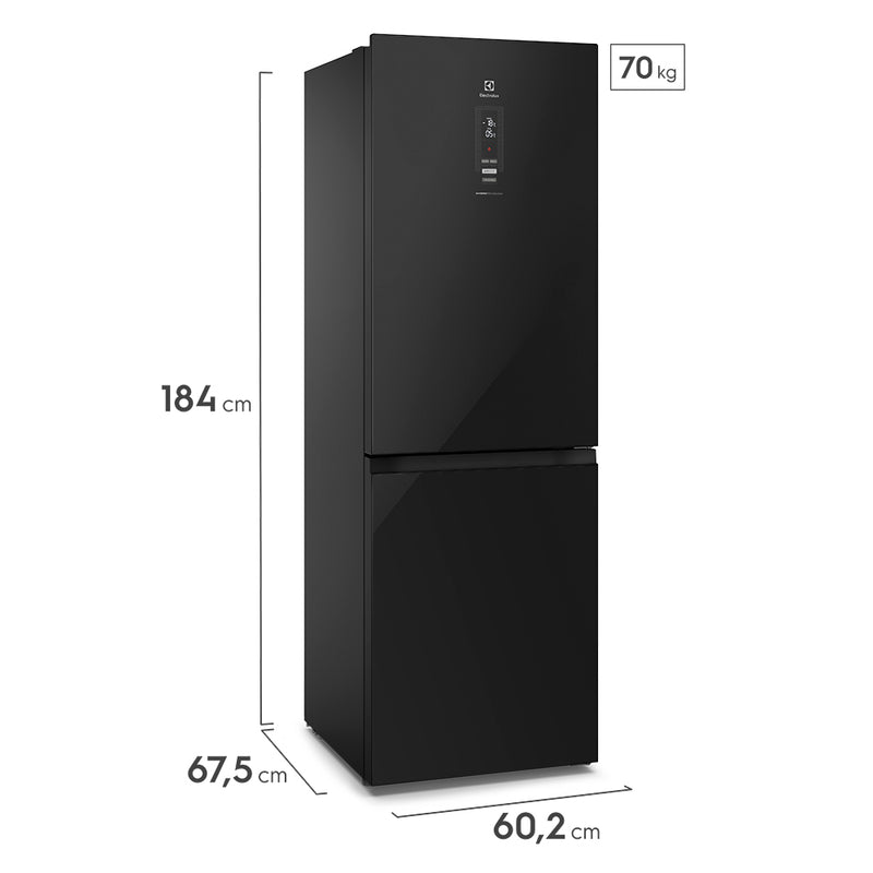 Nevera No Frost Bottom Freezer 323 Litros Negro ERBB32N3HXB