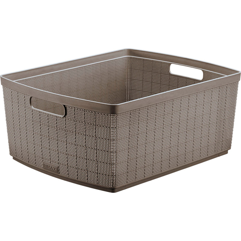 Canasta Fique 3,L Mocca 12542