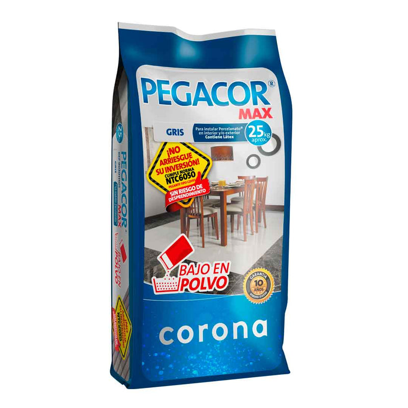 Pegacor Max Gris Bulto X 25KG