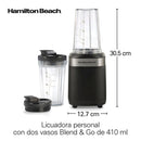 Licuadora Personal 2 Vasos 410 ml Negro 51160J-MX