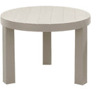 Mesa Auxiliar Baru Redonda Taupe 12958