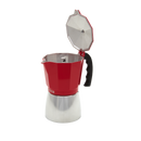 Cafetera Expresso 6 Tazas con Asa Rojo 6116500