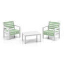 Set Balcon Baru x2 Sillones Verde Salvia 14258