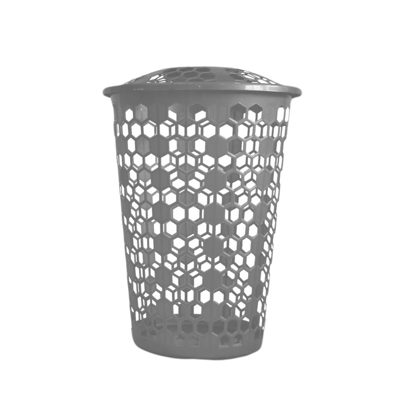 Cesta Diamantina 55LT con Tapa Gris 07420GRIS