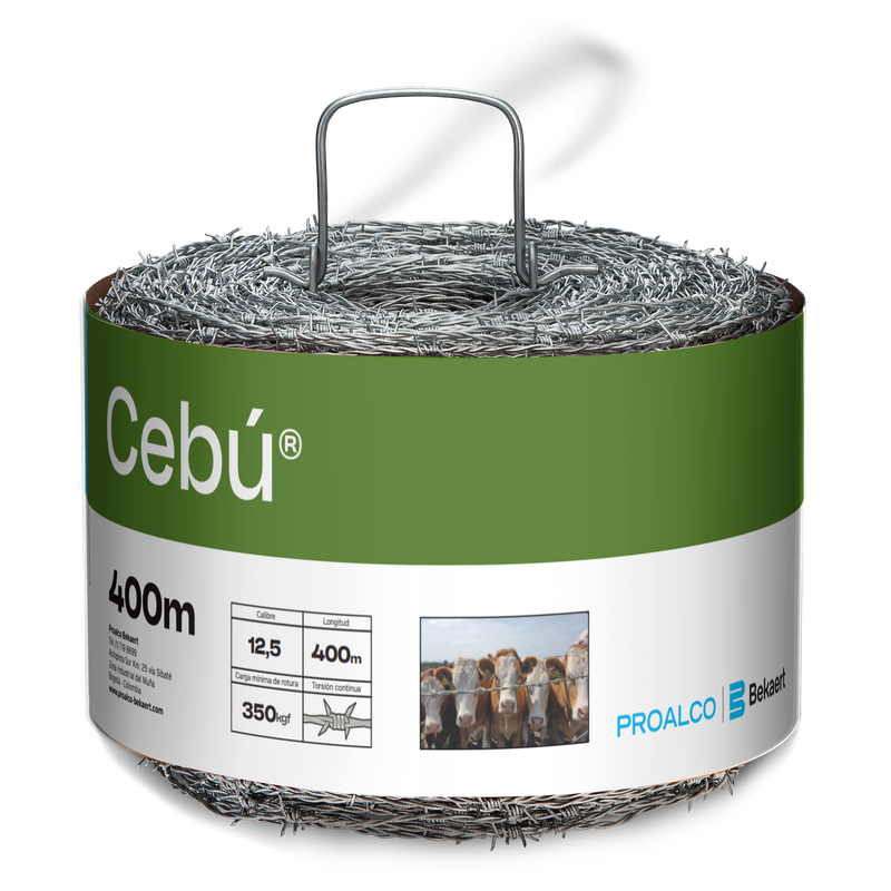 Púas cebú Calibre 12.5 X 400 mts -212784