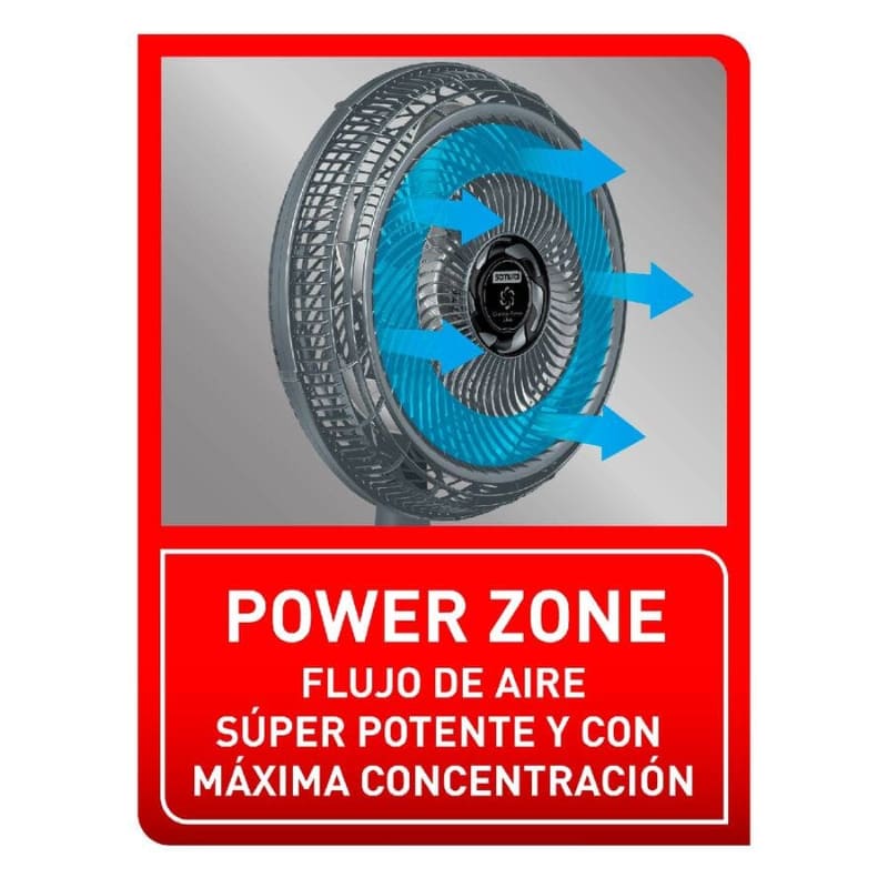 Ventilador SAMURAI Silence Force Plus 2 En 1 Gris VE7743I0