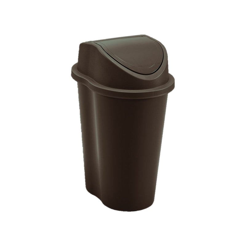 Papelera Style Tapa Vaivén 5 Litros Wengue 8778