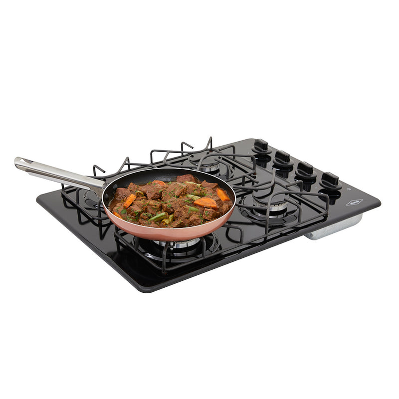 Cubierta para Empotrar ARL de 66 Cm Color Negro Gas Natural 9001646