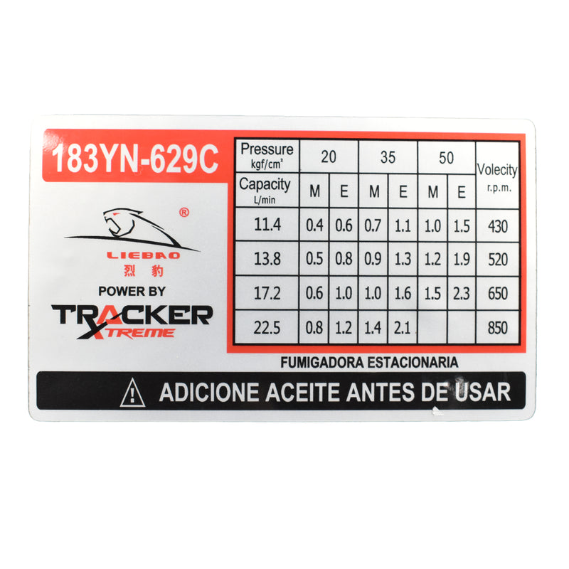 Cabezote de Fumigación de 23 Litros Azul YN-629C