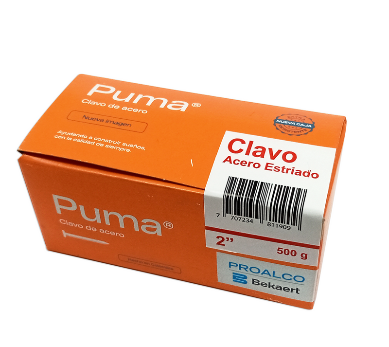 -703453   Clavo de Acero Estriado 2 X 25KG