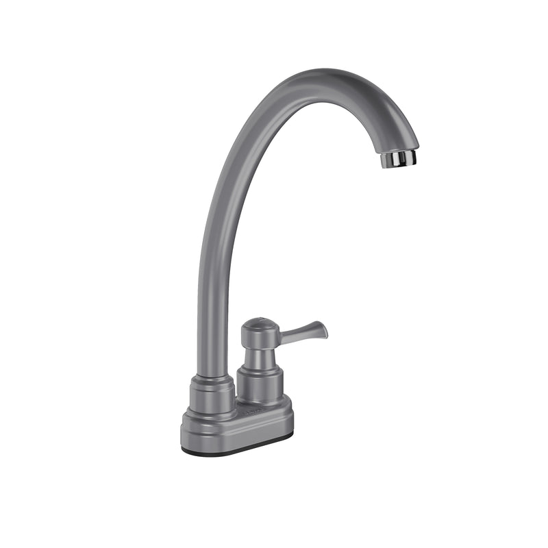 Conjunto Grifería Lavaplatos Balta Sencilla Palanca Gris 415245551