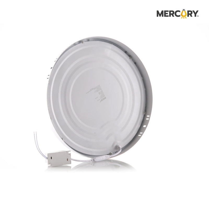 Panel LED de 24 Watts 10" Blanco Redondo para Sobreponer x 1 Unidad. IPL24