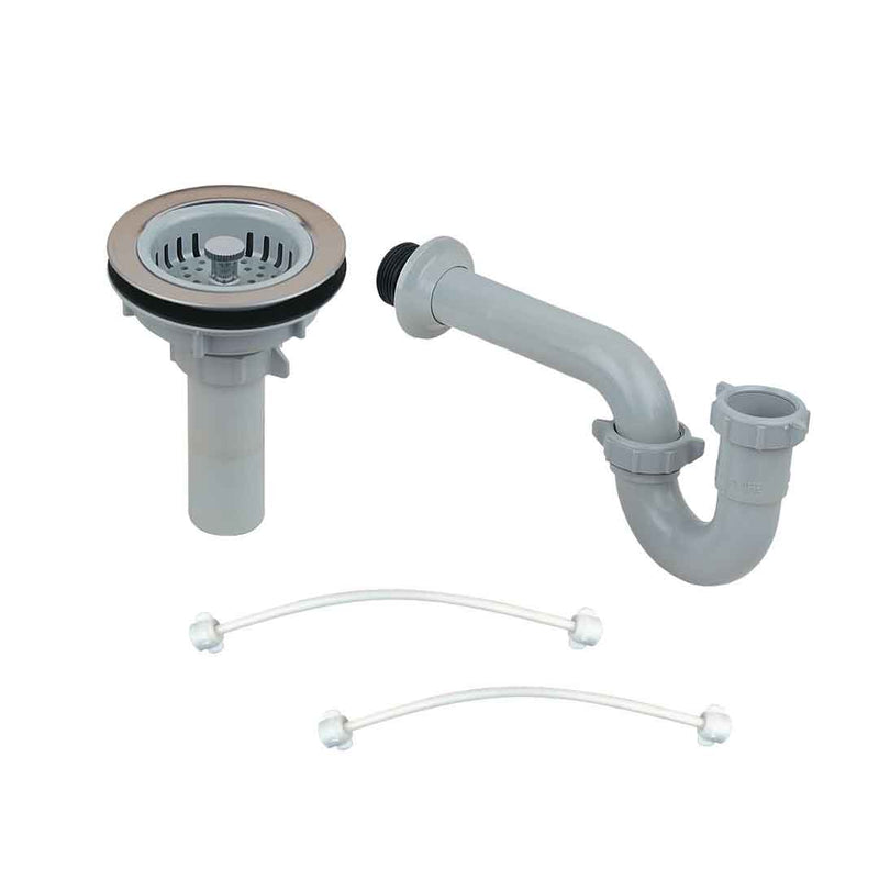 Canastilla Para Lavaplatos Plástica Cromo 4" Sifón Paquete X 4 Unidades 935303331