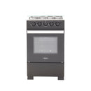 Estufa de piso Romero de 50cm con tapa de vidrio color negro - Gas Propano 9002404