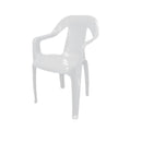 Silla Oceanía con Brazos Peletizada (Espaldar Ratan) - Blanco 919